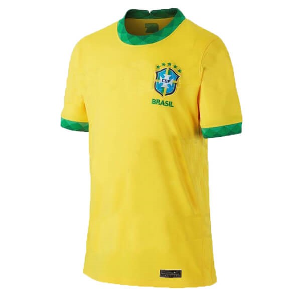 Tailandia Camiseta Brasil Replica Primera Ropa 2020 Amarillo